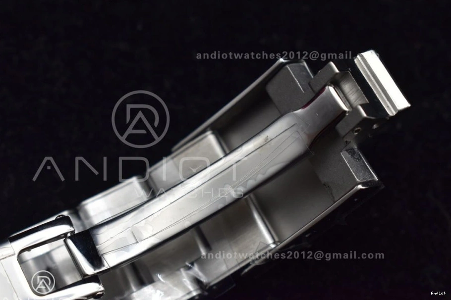 A2824 Best Bezel Red Edition 1:1 ZF SS Heritage Bay Bracelet Black on 0322